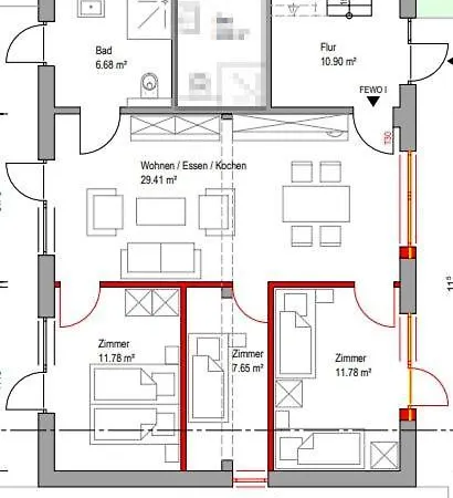 Appartementhaus Brunsholm Apartment Esgrus